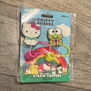 Hello Kitty & Friends Straw Toppers - 2pk